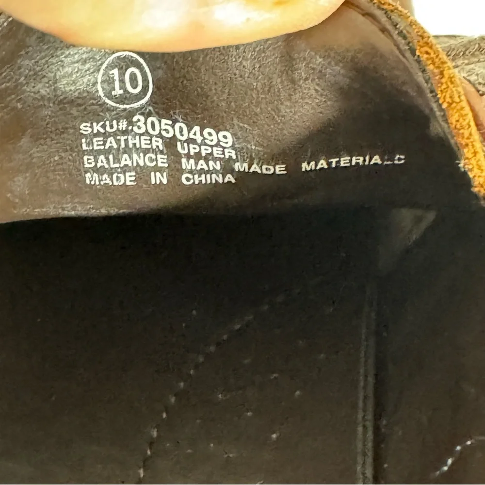 Bill Blass Oxfords Loafers Men's Brown‎ Leather Dress Shoes Size 10